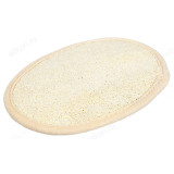 Мочалка из люфы/спонж овальный с хлопком 11*16см medium