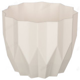 Кашпо для цветов Геометрия 0,8л 164-023 белый