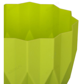 Кашпо для цветов Геометрия 0,8л 164-024 фисташковый-1