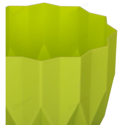 Кашпо для цветов Геометрия 0,8л 164-024 фисташковый-1