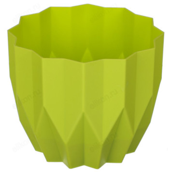 Кашпо для цветов Геометрия 0,8л 164-024 фисташковый