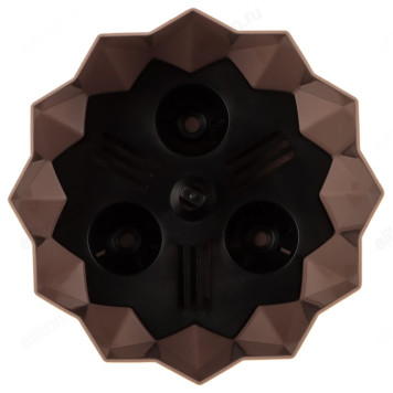 Кашпо для цветов Геометрия 0,8л164-025 фраппе-2