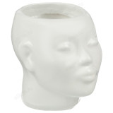 Кашпо для цветов Нефертити 16x19см 164-228 белое