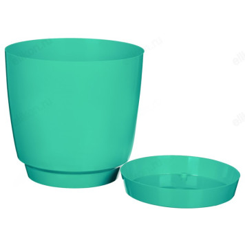 Кашпо для цветов ФРЕЗИЯ 3л бирюза 164-271-1