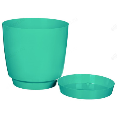 Кашпо для цветов ФРЕЗИЯ 3л бирюза 164-271-1