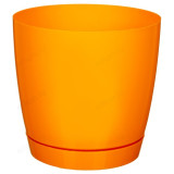 Кашпо для цветов ФРЕЗИЯ 3л апельсин 164-273