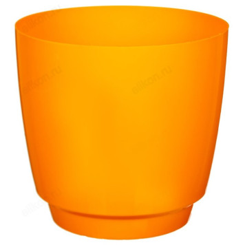 Кашпо для цветов ФРЕЗИЯ 3л апельсин 164-273-2