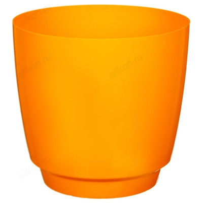 Кашпо для цветов ФРЕЗИЯ 3л апельсин 164-273-2