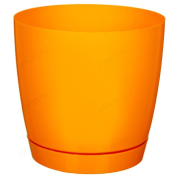 Кашпо для цветов ФРЕЗИЯ 3л апельсин 164-273