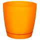 Кашпо для цветов ФРЕЗИЯ 3л апельсин 164-273