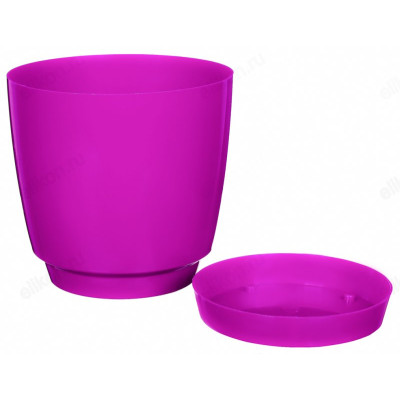 Кашпо для цветов ФРЕЗИЯ 3л фуксия 164-275-1
