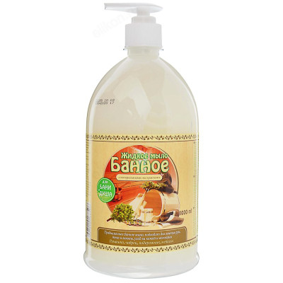 Жидкое мыло Банное 1л арт2460
