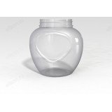 Банка ПЭТ 1,0л. " Сердечко" с крышкой 82мм /40/ (арт.284)