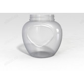 Банка ПЭТ 1,0л. " Сердечко" с крышкой 82мм /40/ (арт.284) Банка ПЭТ 1,0л. " Сердечко" с крышкой 82мм /40/ (арт.284)