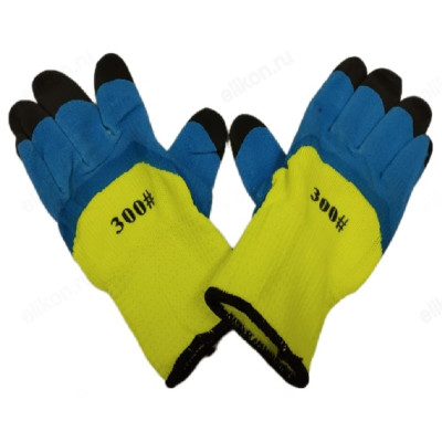 Перчатки хозяйственные полуутеплённые 300#