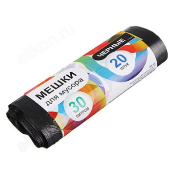 Мешки для мусора 30л/20шт 449-020