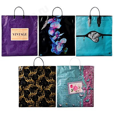 Пакет ПВД с пластик ручкой 40*44см 507-874