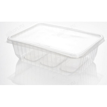 Контейнер UP 750мл 186*132*52мм низкий с крышкой