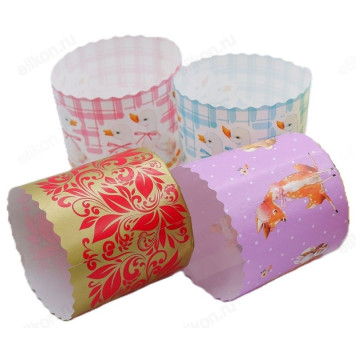 Форма для выпечки кулича VETA 513-174 9х9см hk19480 4шт-1