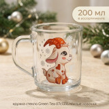 Кружка стекло Green Tea 07с1335 Милые козочки 200мл (540000)