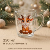 Кружка стекло Грация 12с1649 Милые козочки 250мл 540004