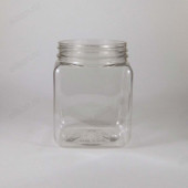 Банка ПЭТ 1,5л " Квадратная" 82мм арт.547/747 с крышкой