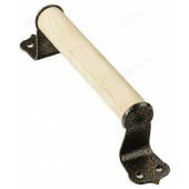 Ручка-скоба Киров Секрет РСД-150, круглая, св. дерево 2460