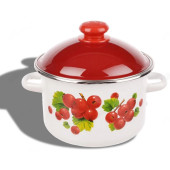 Кастрюля эмаль 2л 6MD161M Калина Красная