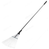 Грабли веерные раздвижные с черенком ДоброСад 710-012