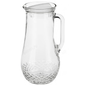 Кувшин стекло Крист с пластиковой крышкой 1,2л 878-515