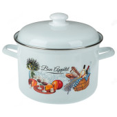 Кастрюля эмаль Аппетит 6,0л 894-533