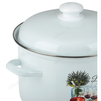 Кастрюля эмаль Аппетит 6,0л 894-533-3