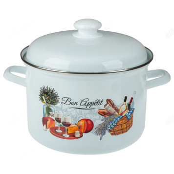 Кастрюля эмаль Аппетит 6,0л 894-533