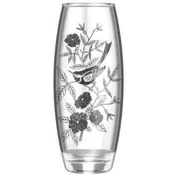 Ваза Флора Иволга 26см стекло 966-Г