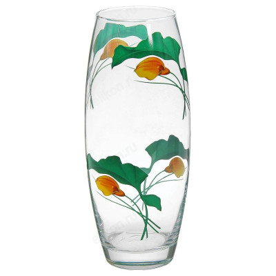 Ваза Флора Каллы 26см стекло 966-ГК-1