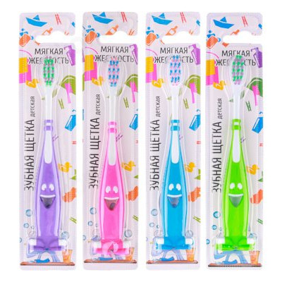 Зубная щетка детская Улыбнись мягкая жесткость 982-006