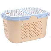 Корзина для продуктов/кемпинга 23л беж/гол