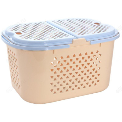 Корзина для продуктов/кемпинга 23л беж/гол