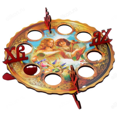 Блюдо-подставка для 8 яиц дерево БП-8/19