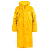 Дождевик Komfi EVA005Y с капюшоном на кнопках ЖЕЛТЫЙ