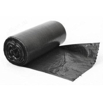 Мешки для мусора ПВД MUS3020 Эконом 30л (20шт,черные)