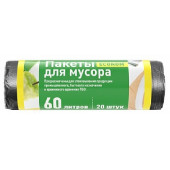 Мешки для мусора ПНД MUS6020 Эконом 60л 20шт Мешки для мусора ПНД MUS6020 Эконом 60л 20шт