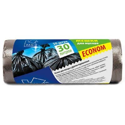 Мешки для мусора ПВД PRO933C 30л (30шт)