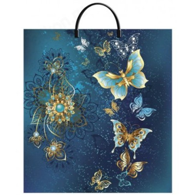 Пакет ПВД с пластик ручкой цветной