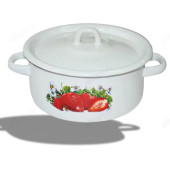 Кастрюля эмаль 2,0л С1610*59 Клубника (С161059) 44578