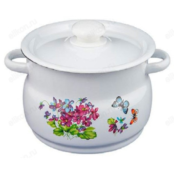 Кастрюля эмаль 4л С1912.3П