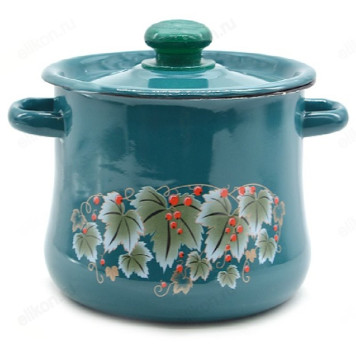 Кастрюля эмаль 4л С2512.3Б грушевидная