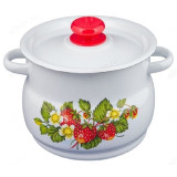 Кастрюля эмаль 5,5л С2517.13 грушевидная