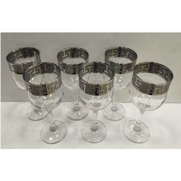 Бокал набор 6шт Греческий узор 240мл SE03-163/S/Z/6-1