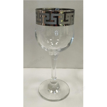 Бокал набор 6шт Греческий узор 240мл SE03-163/S/Z/6-3